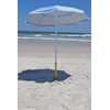 AugBrella Commercial Beach Sand Anchor - Holder for Umbrella (Yellow)