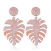 Acrylic Earrings for Women Girls,Statement Leaf Drop Dangle Earrings Palm