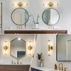 Linour Bathroom Light Fixtures - Gold Wall Sconce Wall Lighting