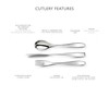 Robert Welch Vista Bright Cutlery Coffee/Espresso Spoon, Set of 8.