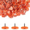500 Pack - Round Plastic Cap Nail 1 Inch Roofing