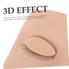 WOONEKY Eyelash Mannequin with Removable Eyelids for Lash Extension Training