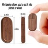 4GB Wood Flash Drives 5 Pack, FEWINA Oval Walnut Wooden