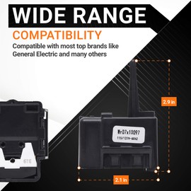 Ultra Durable WR07X10097 Relay and Overload Assembly Replacement Part by BlueStars - Exact Fit for GE Refrigerators - Replaces 1265640 AP4300623 PS1766101 513604045
