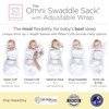 SwaddleDesigns Omni Swaddle Sack with Wrap & Arms Up Sleeves