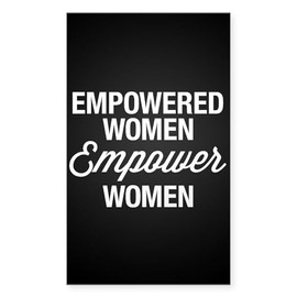 CafePress Empowered Women Empower Women Rectangle Bumper Sticker Car Decal