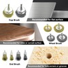 Daily Treasures 10 Pack Wire Wheel Cup Brush Set for