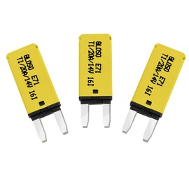 GLOSO Blade Fuses Car Fuses Circuit Breaker for Car Motorhome Boat Motorcycle Automatic Reset Pack of 3 20A E71