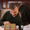 MAGIC BAMBOO Couch Cup Holder Tray, Bamboo Sofa Armrest Tray