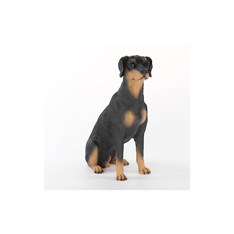 Conversation Concepts Doberman Dog Figurine Black Uncropped