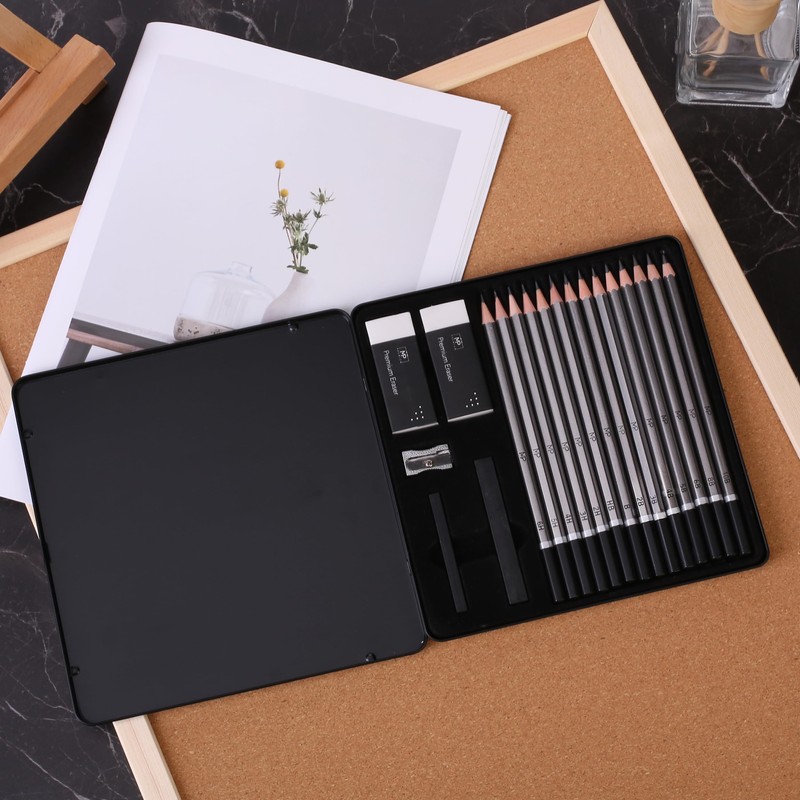 Mr. Pen- Sketch Pencils for Drawing, 19 Pcs, With Graphite