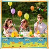 4 Pcs Cartoon Dog Tablecloth Disposable Mysterious Car Hippie Daisy
