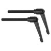 sourcing map 2Pcs M10 x 100mm Adjustable Knobs Handle Male