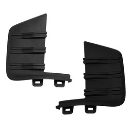 For Chevy Silverado 1500 2019 2020 2021 Bumper Trim Driver and Passenger Side | Pair | Front | Outer | Textured | All Cab Types | Replacement For GM1046121, GM1047121 | 84588810, 84588811