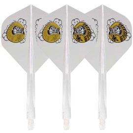 CONDOR AXE Daruma BABY Nakanishi Eikichi Player Model Condor Axe Dharma Baby Standard M Clear x Gold Dart Flight tdf7905