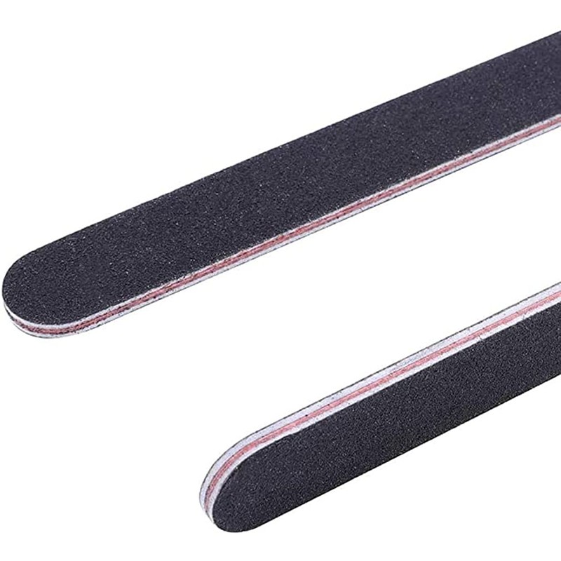 15pcs Nail Files 100/180 grit,Double-Sided Emery Board Professional Nail Styling