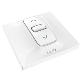 Somfy Inis 1870881 Wall Switch for Motorised Roller Shutters or Blinds Switch for 230 V Wired Motor 3 Commands