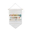 Calming Corner Hanging Sign Pennant Flag 12x18 Inch