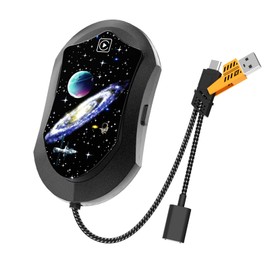 BABEJIA Wireless Android Auto & CarPlay Adapter, Plug and Play, No Lag, USB Type-A & C Support with Charging Port, Mini 2 in 1 Wireless Adapter Compatible with Cars with Wired CarPlay/Android Auto