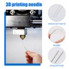 50 Pieces 3D Printer Nozzle Cleaning Kit,0.4 mm Stainless Steel