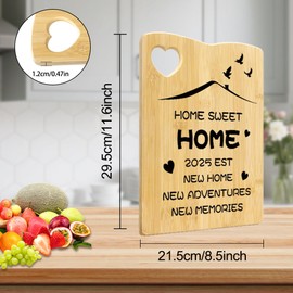 New Home Gifts House Warming Gifts New Home Family Gifts Ideas Homes Gift Foodie Present for Family Household Presents Housewarming Presents for Couple House Present for Foodies Cutting Board