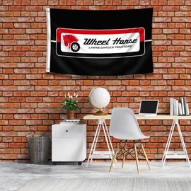 ENMOON Tractors Flag Banner (3X5Ft,Anti-Fade) For Lawn Garden Garage Man Cave Decor