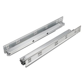 Gobrico Under Mounting Drawer Slides 18" Heavy Duty Concealed Soft Closing Drawer Glides Full Extension Rear/Bottom Mounting Drawer Runners Rails 10 Pairs