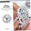 Ipetboom 2Pcs Barbecue Rotating Gear Replacement for DIY Rotary Frame