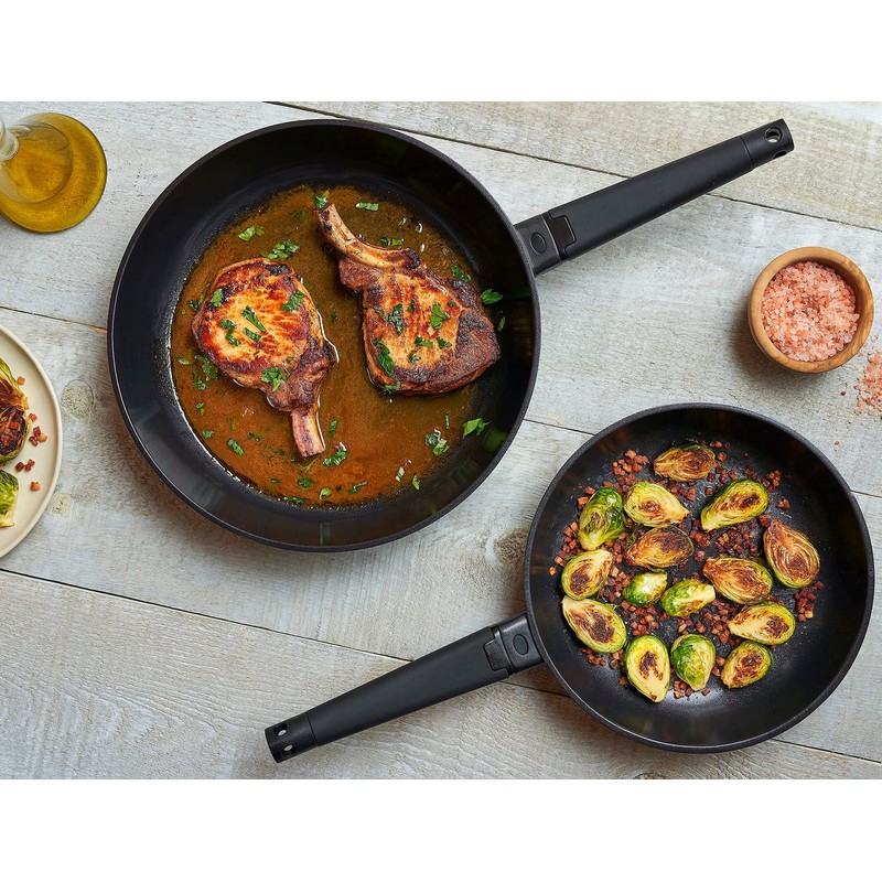 ZAVOR Noir 10 & 12 Inch Skillet Set - Premium