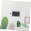 LALAFINA Transparent Locking Thermostat Cover with Install Wall Mounted Protector