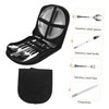 Kisangel 1set Portable Cutlery Set Case Outdoor Utensils for Camping