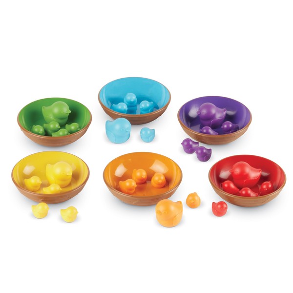Learning Resources Birds in a Nest Sorting Set, Fine Motor