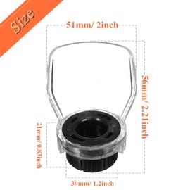 Bestgle 4 Pcs Rotary Tool Shield Attachment Safety Protective Cover Transparent Cover Shield Kit Accessories Wood Metal Cutting Sanding Polishing for Grinder, Rotary Grinder