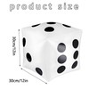 2Pcs Large Dice,Inflatable Dice 30cmx30cm(12inx12in) Giant Dice Big Dice Suitable