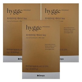 덴프스 휘게엔자임 액티브 Soy 3gx30포x3박스 VKS Denfos Hygge Enzyme Active Soy 3gx30packs x 3boxes VKS