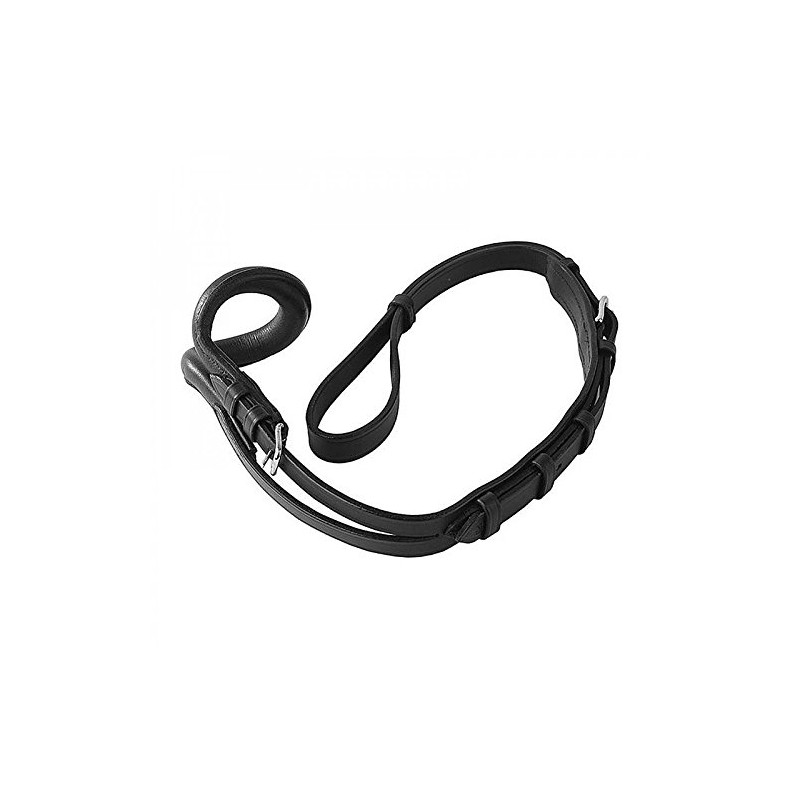 Horze Back strap for riding saddle, Black, F