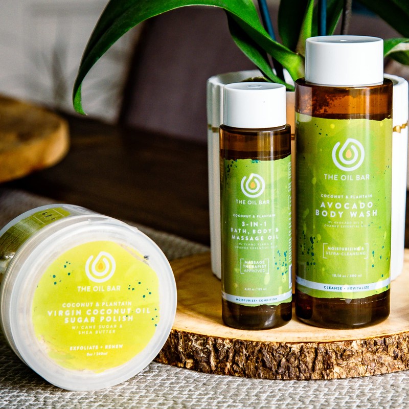 Coconut & Plantain 3-in-1 Bath, Body & Massage Oil