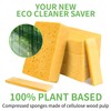 10 Count Compostable Thicker Pop-Up Sponges - Expanding, Non-Scratch, Plant-Based