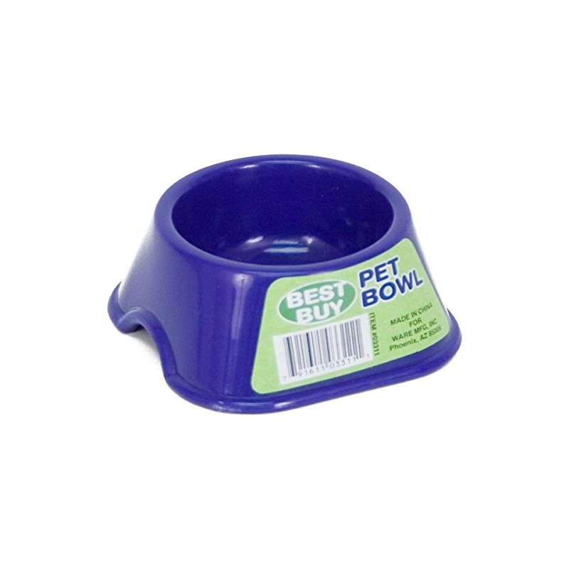 Ware Manufacturing Best Buy Plastic Pet Bowl for Small Pets