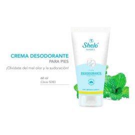 Crema Desodorante Para Pies Con Extractos Naturales 60ml