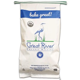 Great River Milling Organic Hulled Barley Grain | Whole Grain Barley for Home Milling, Cooking, and Baking | High Fiber, Non GMO, Kosher | 25 Lb