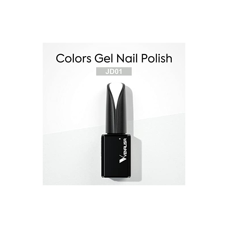 VENALISA nail art 15ml pastel pure milky translucent sparkle white