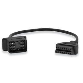 PARANNIC OBD2 Adapter Cable for Toyota Vehicles - 17Pin OBD2 to OBD1 Connector - Compatible with OBD II Diagnostic Scanner