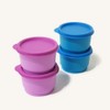 Tupperware Modular Bowl 140ml 4P Purple Blue Airtight Container /