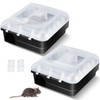 Qualirey 2 Pcs Rat Bait Stations with Keys 11.22 x