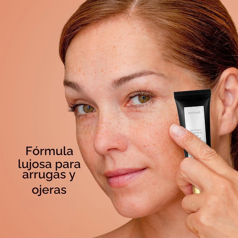 Crema para ojos con retinol MATKAS – elimina ojeras y