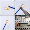 160 Pcs Copper Ring Terminals, M3/M4/M5/M6/M8/M10 Brass Wire Connectors, Open