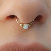 MODRSA 18g 20g Opal Earrings for Women Opal Flat Back