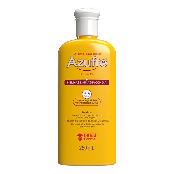 Gel Limpiador Facial Grisi Control Azufre 250 ml - Auxiliar