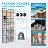 HYTWEDO Cruise Magnetic Door Organizer with Hooks, 15 Large Pockets,